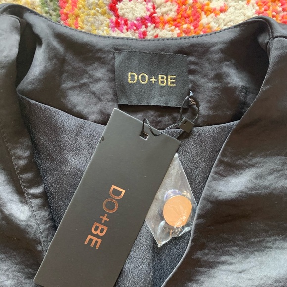 Vici Black Satin Dress - Picture 2 of 4